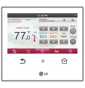 image of Thermostat programmable à écran couleur tactile